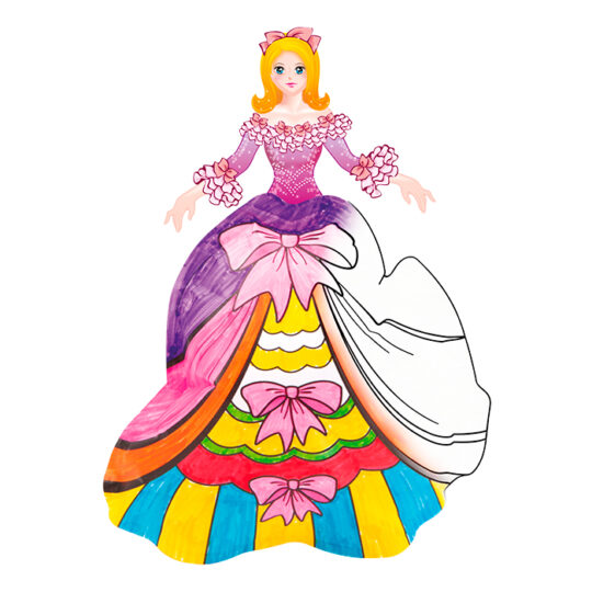 Balão Pinta e Enche Princesa Estrela