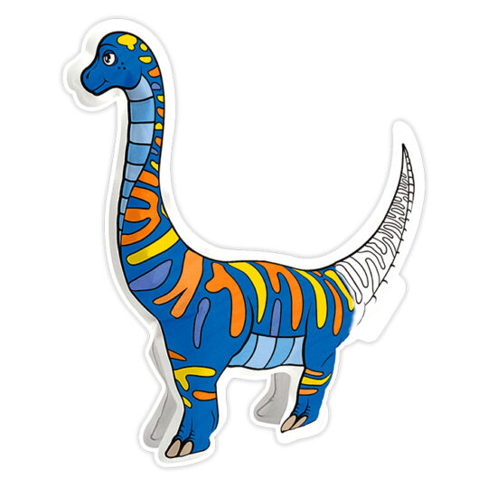 Balão Pinta e Enche Dino Brachio